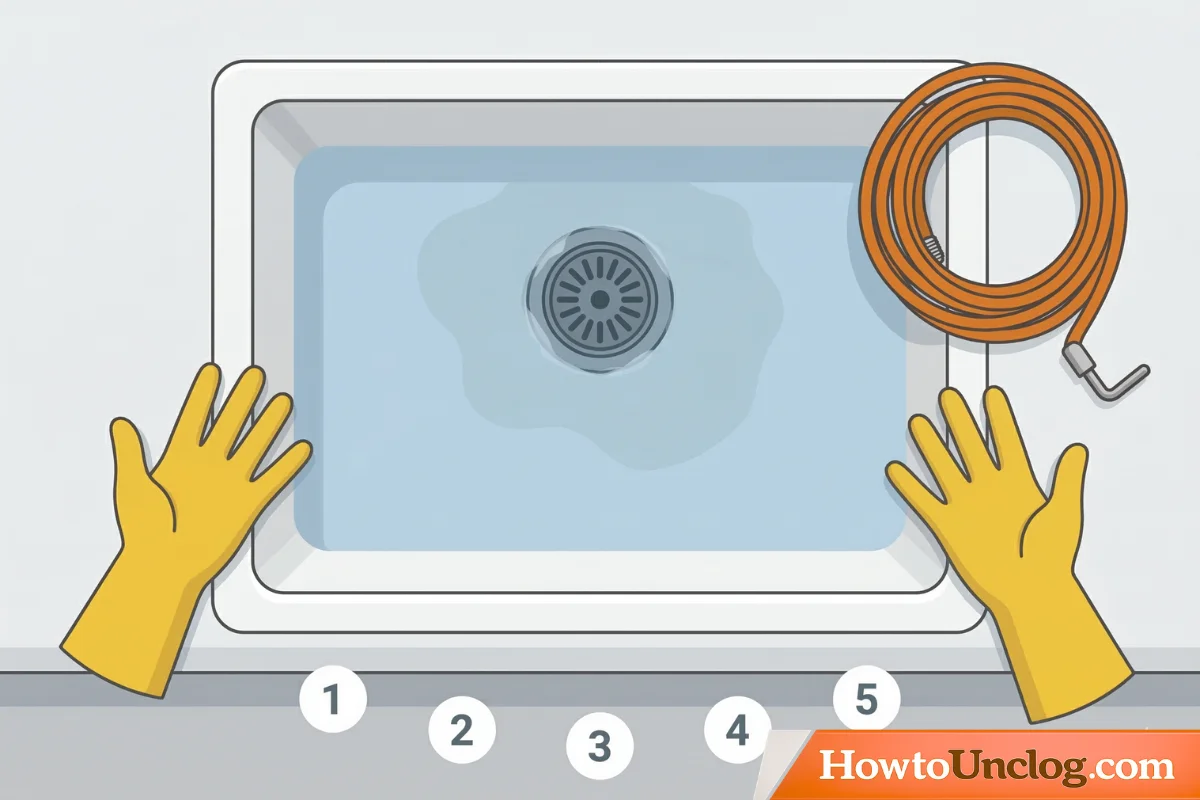 sink clogged but drain snake won't reach